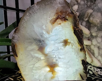 Agate Lamp, Natural Crystal Stone, Geode Crystal Lamp, Agate Geode, Bohemian Lamp, Natural Night Lamp, Rock Lamp. Include Free Gift!!