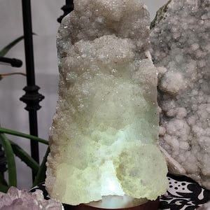 Amethyst Geode Lamp, Cathedral Crystal Cluster, Amethyst Lamp, Natural Stone, Amethyst Decorative LED light, USB plug, Include Free Gift!!