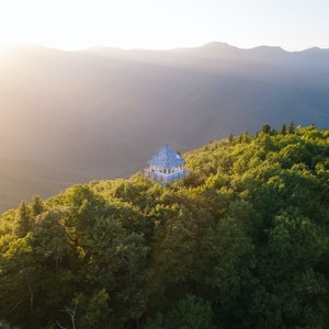 Appalachian Fire Tower in North Carolina Print | Golden Hour over Fire Tower in Blue Ridge Mountains | Landscape Photo Wall Art