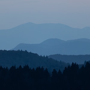 Blue Ridge Mountain Layers Print | Appalachian Mountain Ridges in Western North Carolina | Landscape Photo Wall Art