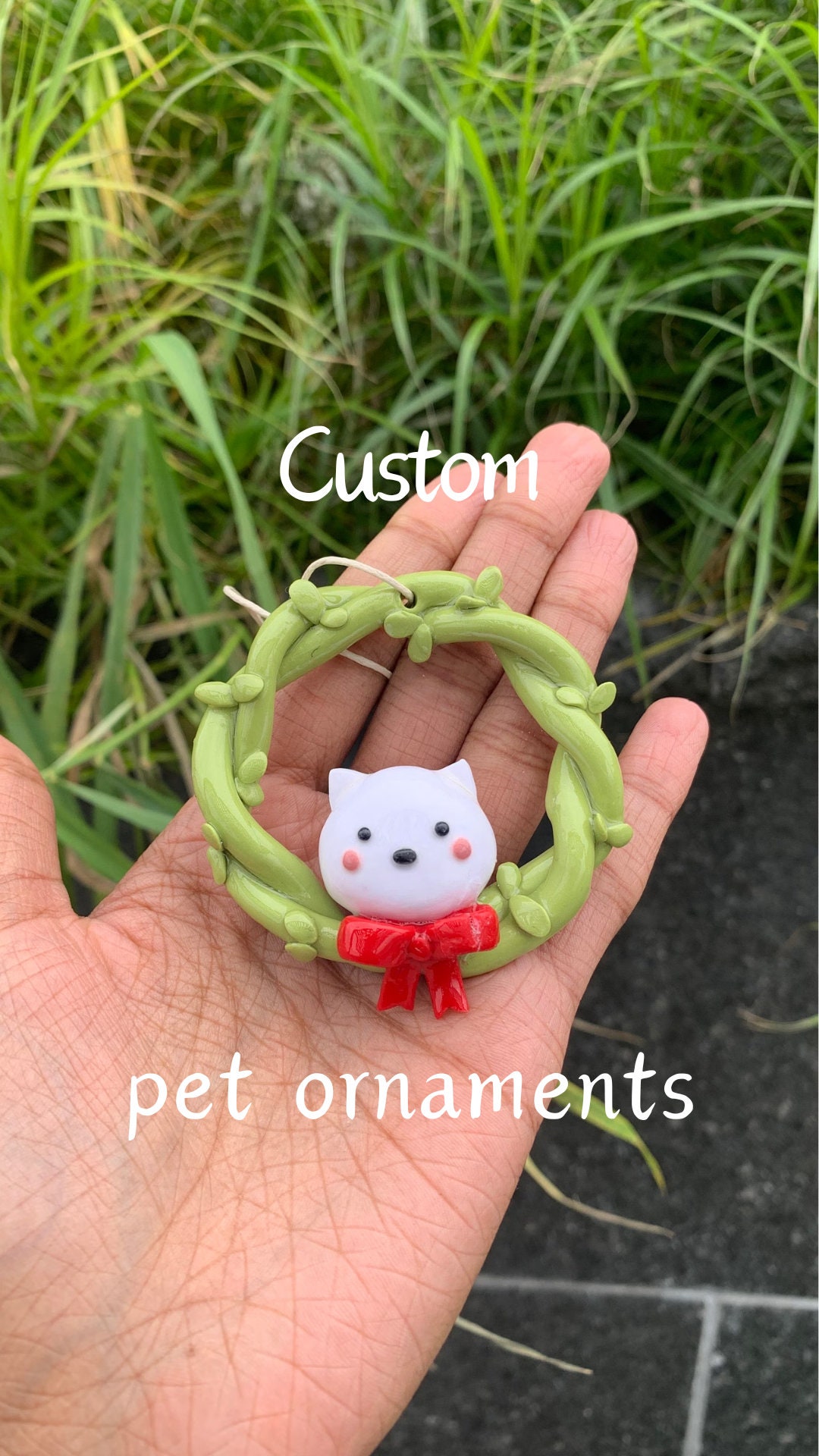 Custom Pet Christmas Ornaments Handmade Pet Ornaments Etsy