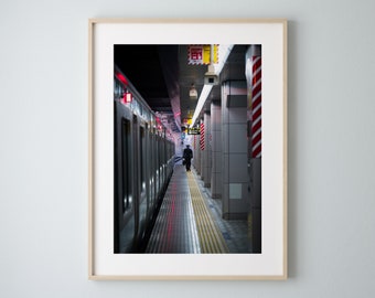 Japan Tokyo Train Driver 2 Japanese Photography Wall Art Print Poster