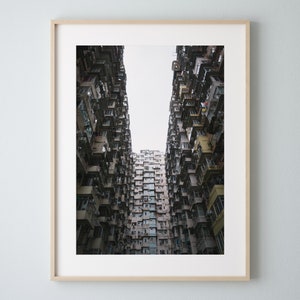 Monster Building, Yick Cheong Urban Hong Kong Photography Wall Art Print Poster