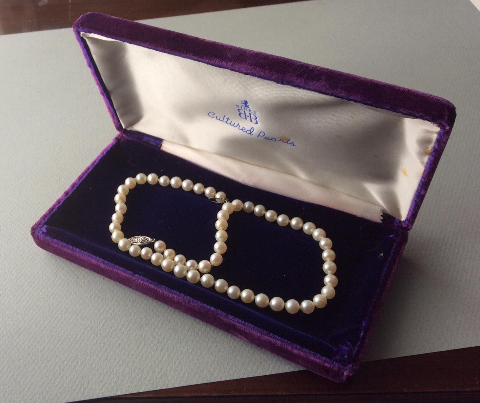 Birks Pearl Necklace Etsy Australia