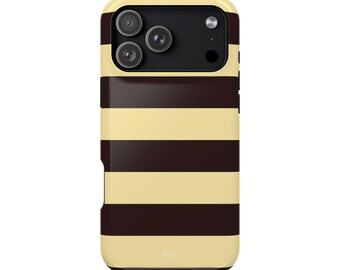 Funda para teléfono color café con leche / Resistente a impactos magnéticos
