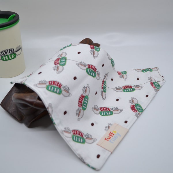 Central Perk pet bandana - Ruff and Riley /  Over the collar / Friends / Holiday /Fashion / Gift for pets / Christmas gift