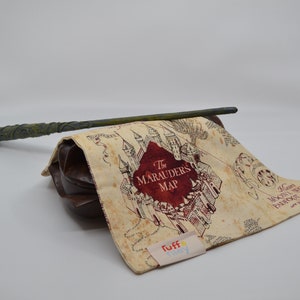 Marauders Maps Haustier-Bandana – Ruff und Riley / Über dem Halsband / Harry Potter / Urlaub / Mode / Geschenk für Haustiere / Weihnachtsgeschenk