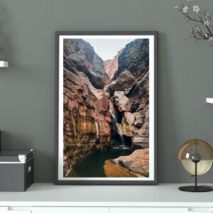 2 DIGITAL DOWNLOADS, Elves Chasm, Grand Canyon, Colorado River, National Park Print, Arizona Desert, Landscape Photography, Wall Art