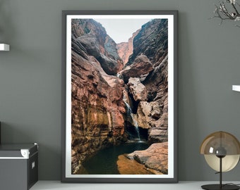 2 DIGITAL DOWNLOADS, Elves Chasm, Grand Canyon, Colorado River, National Park Print, Arizona Desert, Landscape Photography, Wall Art