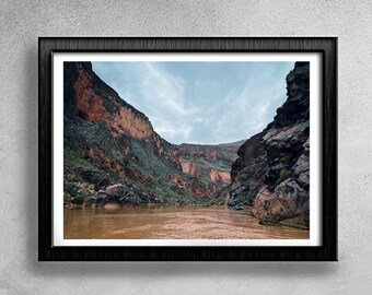 2 DIGITAL DOWNLOADS, Grand Canyon, Colorado River, National Park Print, Arizona Desert, Landscape Photography, Wall Art