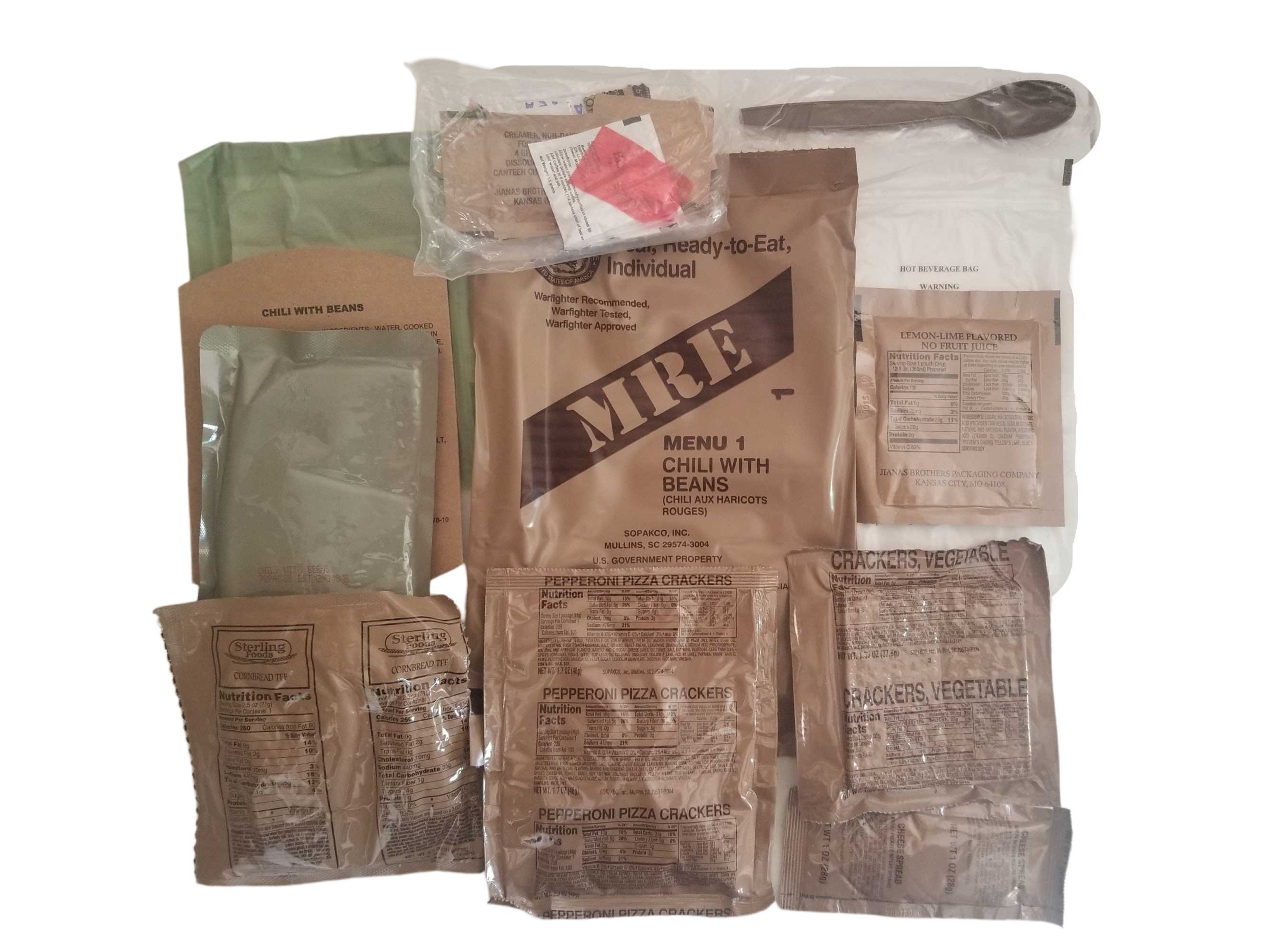 case-of-authentic-usgi-meals-ready-to-eat-mre-12-meals-etsy
