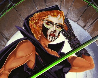 Impresión de Gideon el Noveno - Arte mural grande de La Tumba Perdida / Gideon Nav