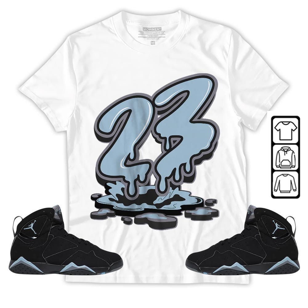 23 Drip Unisex Shirt To Match Sneaker Chambray 7s Tee, Jordan 7 Chambray T-Shirt, Hoodie, Sweatshirt