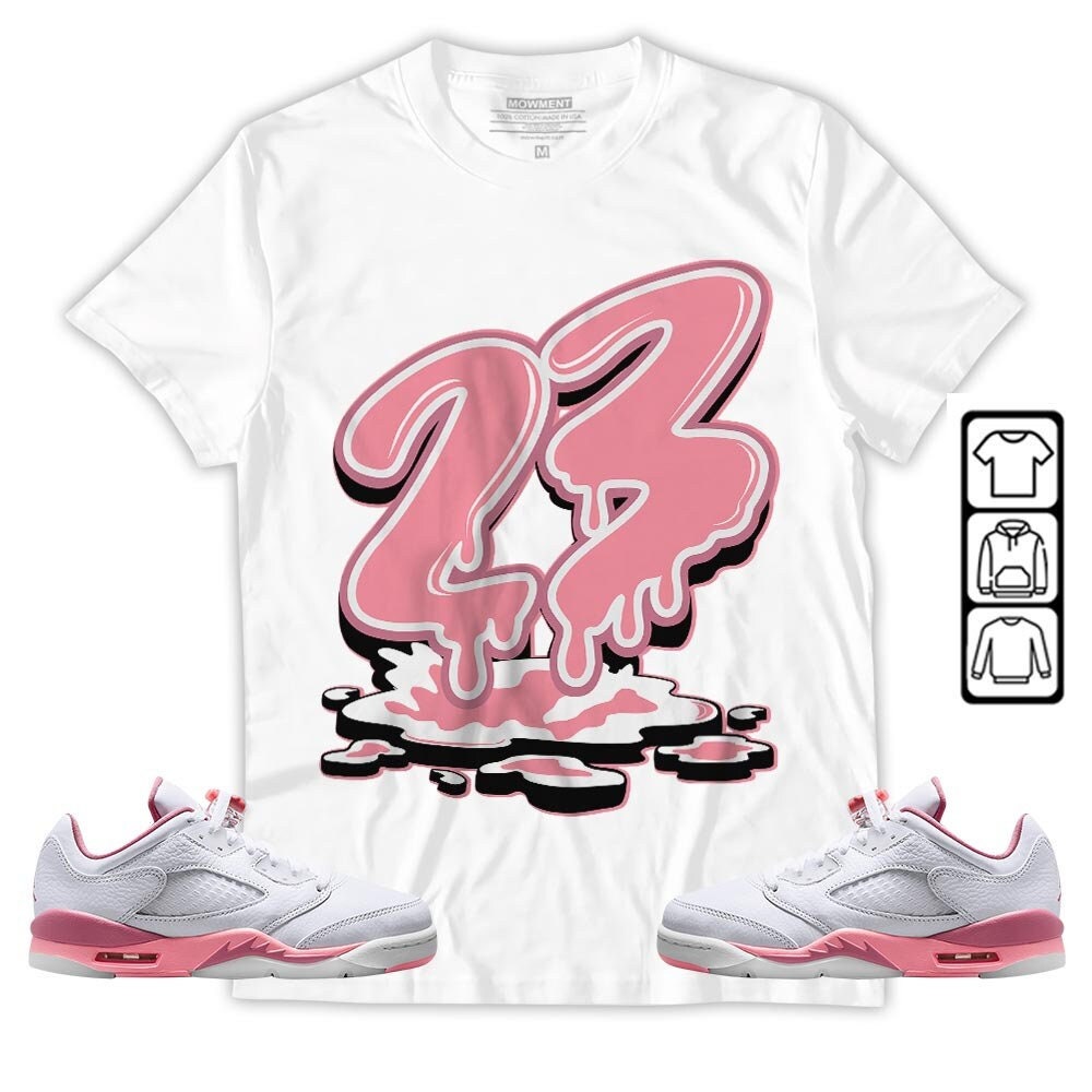 23 Drip Unisex Shirt To Match Sneaker Crafted For Her 5s Tee, Jordan 5 Low Desert Berry T-Shirt, Hoodie, Sweatshirt