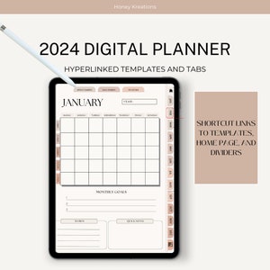 Hyperlinked MyLife Planner | Undated Planner | Daily Planner | Weekly Planner | Monthly Planner | Habit Tracker | Sunday or Monday Start