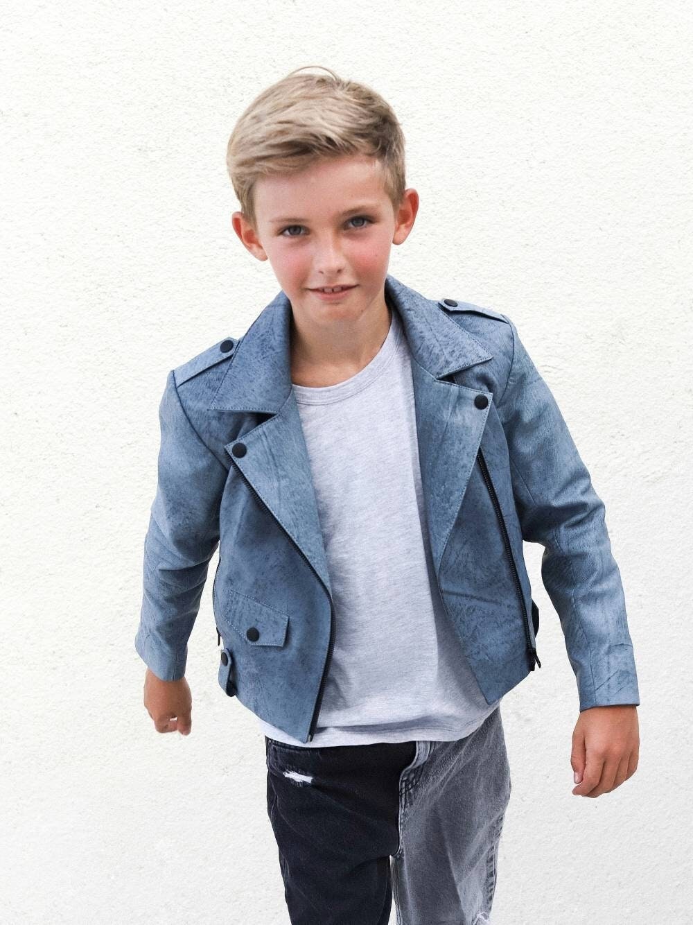 Genuine Leather Kids Jacket Custom Baby Jacket - Etsy