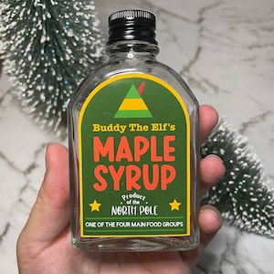 Buddy the Elf's Ahornsirupetikett - Digitales Produkt | Arch Label