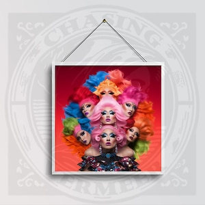 Drag Queen art print, fashion, drag race, drag, drag queen, pop art, art, hollywood, home, decor, supermodel, prints, gift