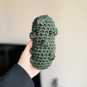 6” Crochet Pickle Plushie - Gift - Pickle Lover