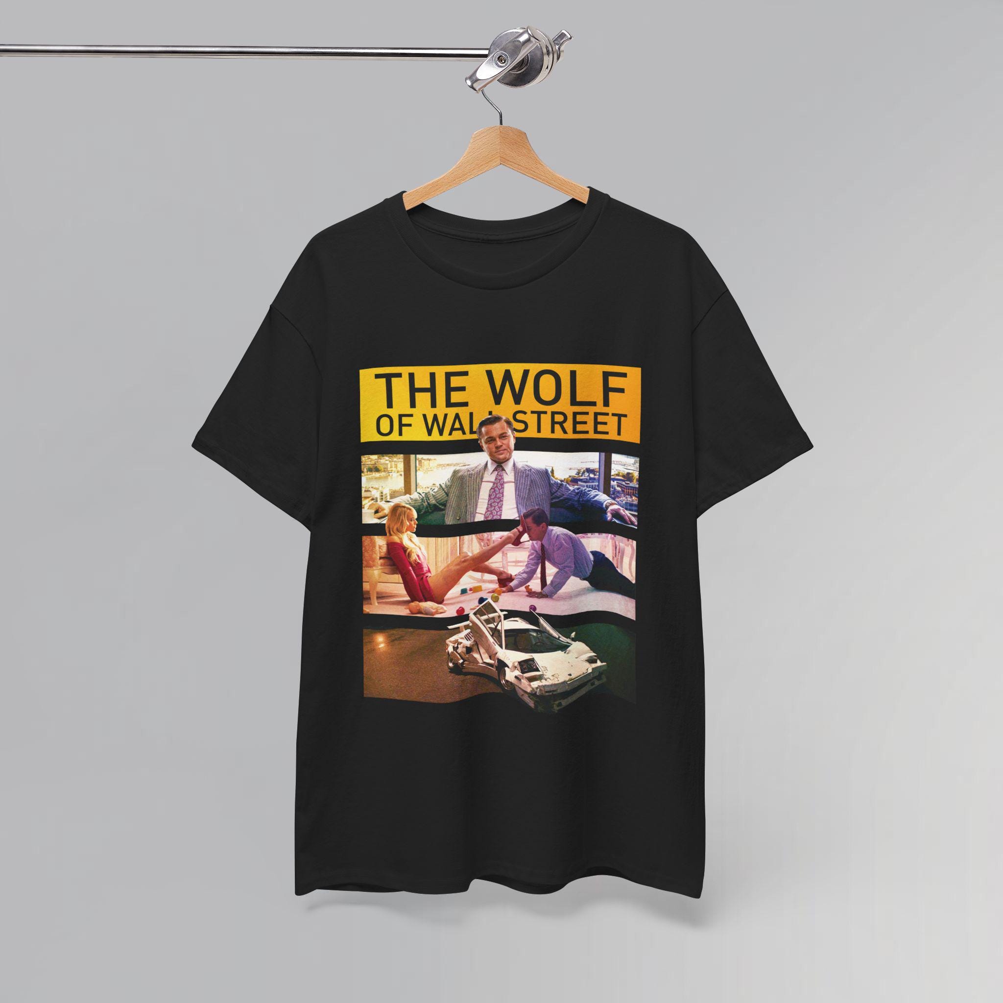 00s THE WOLF OF WALL STREET Tシャツ ディカプリオ USED］ 00's “ THE WOLF OF WALL STREET ウルフ オブ ウォール