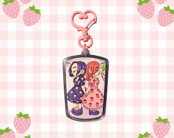 Llavero de chicas fresas