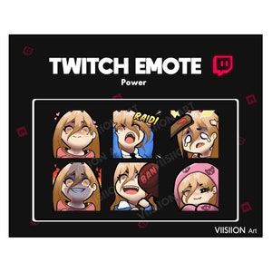 Twitch Emotes // Discord Emotes // Power for Streamers!