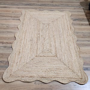 Natuurlijk geschulpt jute tapijt, coquilletapijt, natuurlijk jute tapijt, handgevlochten tapijt, jute karpet, handgeweven jute tapijt, op maat gemaakt tapijt, decoratief tapijt