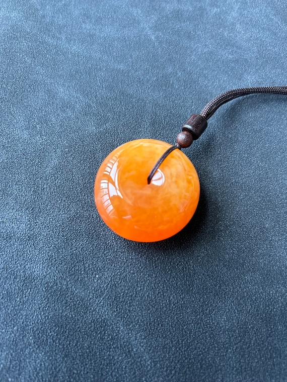 Ciondolo In Argento Con Ambra Color Miele E Inclusioni A Forma Di - Foto 9