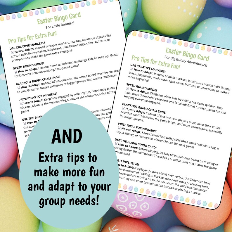 40 Easter Bingo Cards Printable Game | Easter Bingo Boards Activity for ...