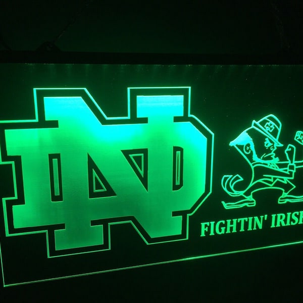 Neon Notre Dame Sign Etsy Australia