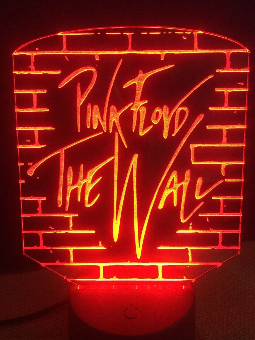 Pink Floyd the Wall Led Light Sign Rgbfree Standing Etsy