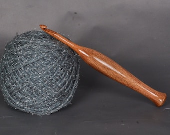 Handgemachte Häkelnadeln aus Holz zum Stricken, Ergonomische Häkelnadel aus Holz - Unterschiedliche Größe Stricknadel mit weichem Griff, Craft Yarn Weave