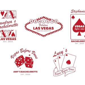 Vegas Before Vows Bachelorette Custom Logo, Personalized Logo Design Services For Bachelorette SVG, Vegas Bachelorette Favors
