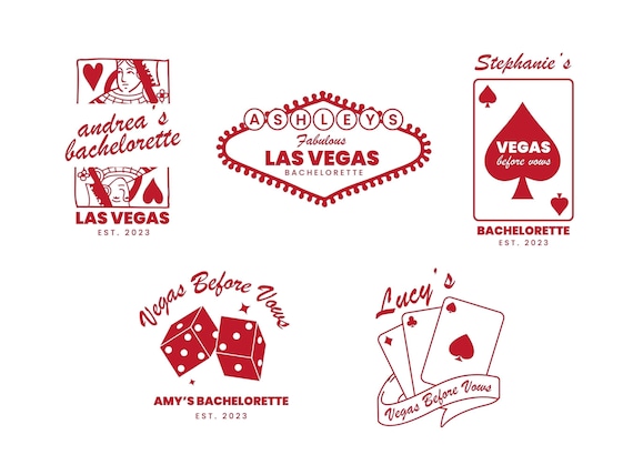 Vegas Bachelorette Custom Logo Design, SVG PNG (Digital Download)