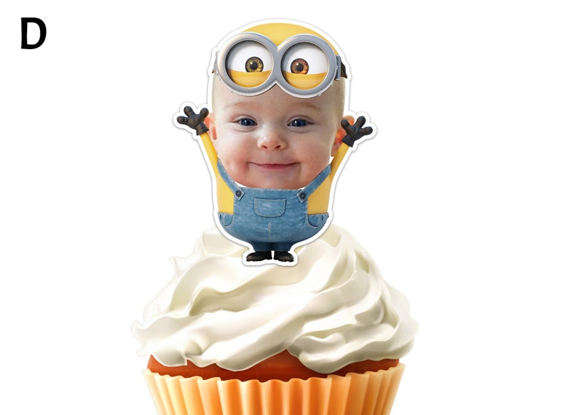 Handmade minion christmas card