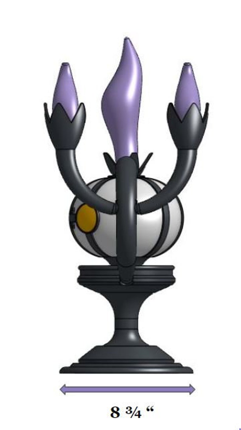 Chandelure Lamp STL File 3D Printable Pokemon Inspired Home Etsy