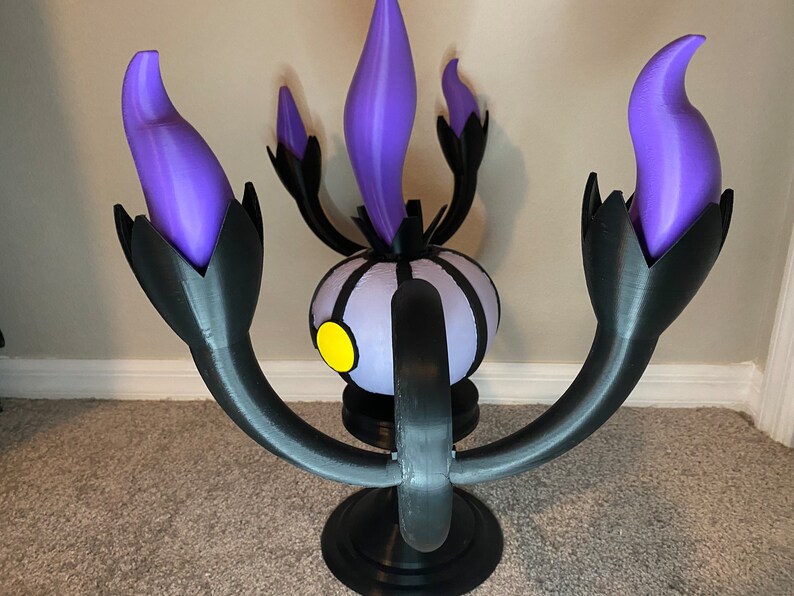 Chandelure Lamp STL File 3D Printable Pokemon Inspired Home Decor Etsy