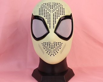 Personalized Spider Mask 2017 Style Custom PVC Faceshell Hero Commission