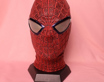 Precision Spider Mask - Customized Hero Prop - Bespoke Handcrafted Spandex Gear