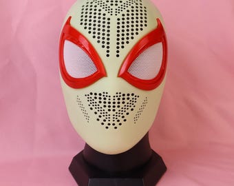 MSM2 Miles Spider Custom Mask Personalized Face Shell Commissioned Cosplay Prop