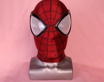 Spider Custom Printed Mask - Handmade Cosplay Facegear - Personalized Hero Prop