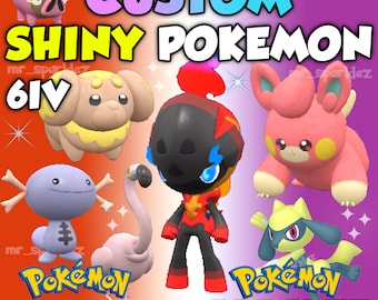 Any Custom Pokémon for Pokémon Scarlet & Violet! 6IV / Shiny or Non Shiny/ OT / TID / EVS Fully Custom