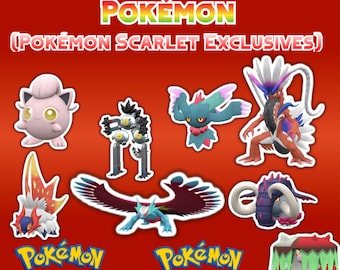Scarlet Paradox Exclusives Bundle - Pokemon Scarlet and Violet - 6 IV's - All Holding Master Ball - Shiny or Non
