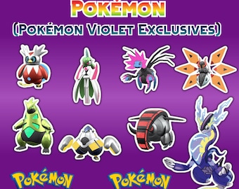 Violet Exclusives Bundle - Pokemon Scarlet and Violet - 6 IV's - All Holding Master Ball - Shiny or Non