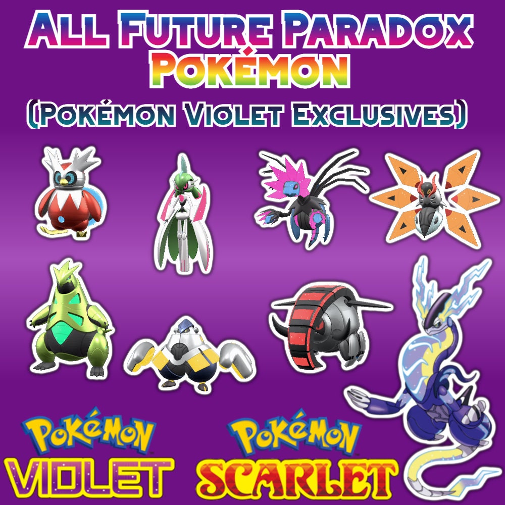Violet Exclusives Bundle Pokemon Scarlet and Violet IV's All  Holding Master Ball Shiny or Non