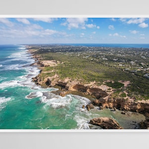Ocean and Rock Print, Landscape,  Digital Art, Instant Download.