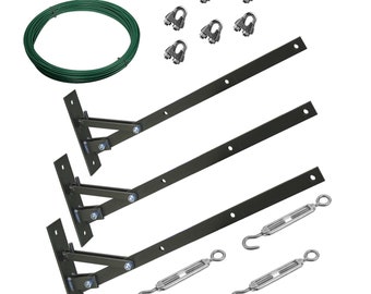 Stendibiancheria a muro Milvio cm 60 + kit accessori