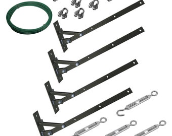 Stendibiancheria a muro Milvio cm 60 + kit accessori