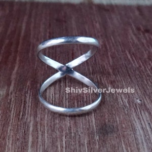 Sterling Silver EDS Arthritis Ring: Adjustable Thumb Splint