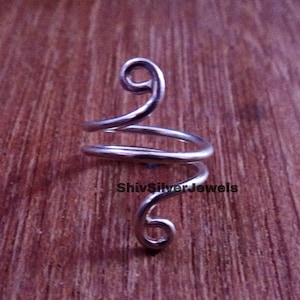 Adjustable Sterling Silver Splint Ring: Knuckle Support